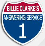 Billie Clarke's Answering Service Logo