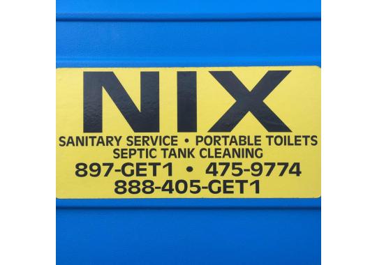 Nix Sanitary Service Logo