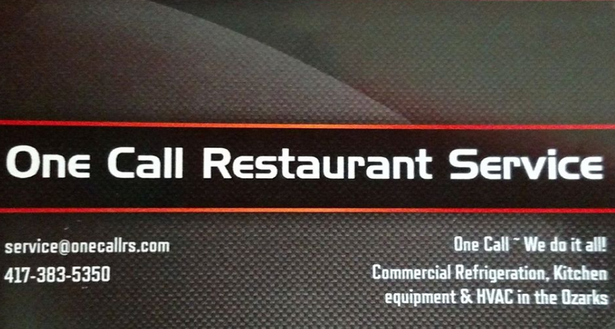 One Call Restaurant Service Logo