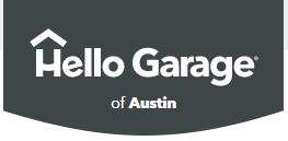 Hello Garage of Austin Logo