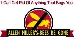 Allen Miller's Bees Be Gone Logo