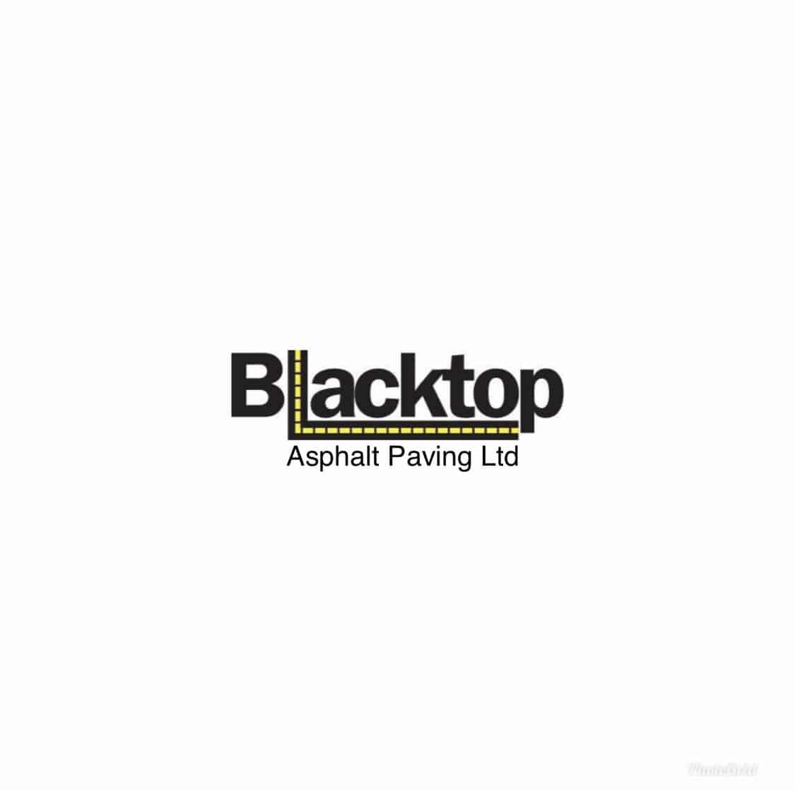 Blacktop Asphalt Paving Logo