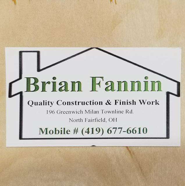 Brian Fannin Quality Construction & Finish Work Logo