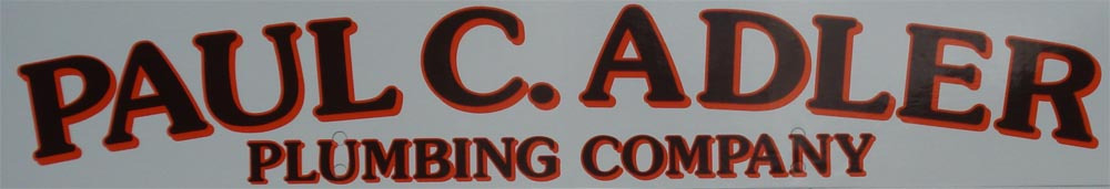 Paul C Adler Plumbing Company Logo