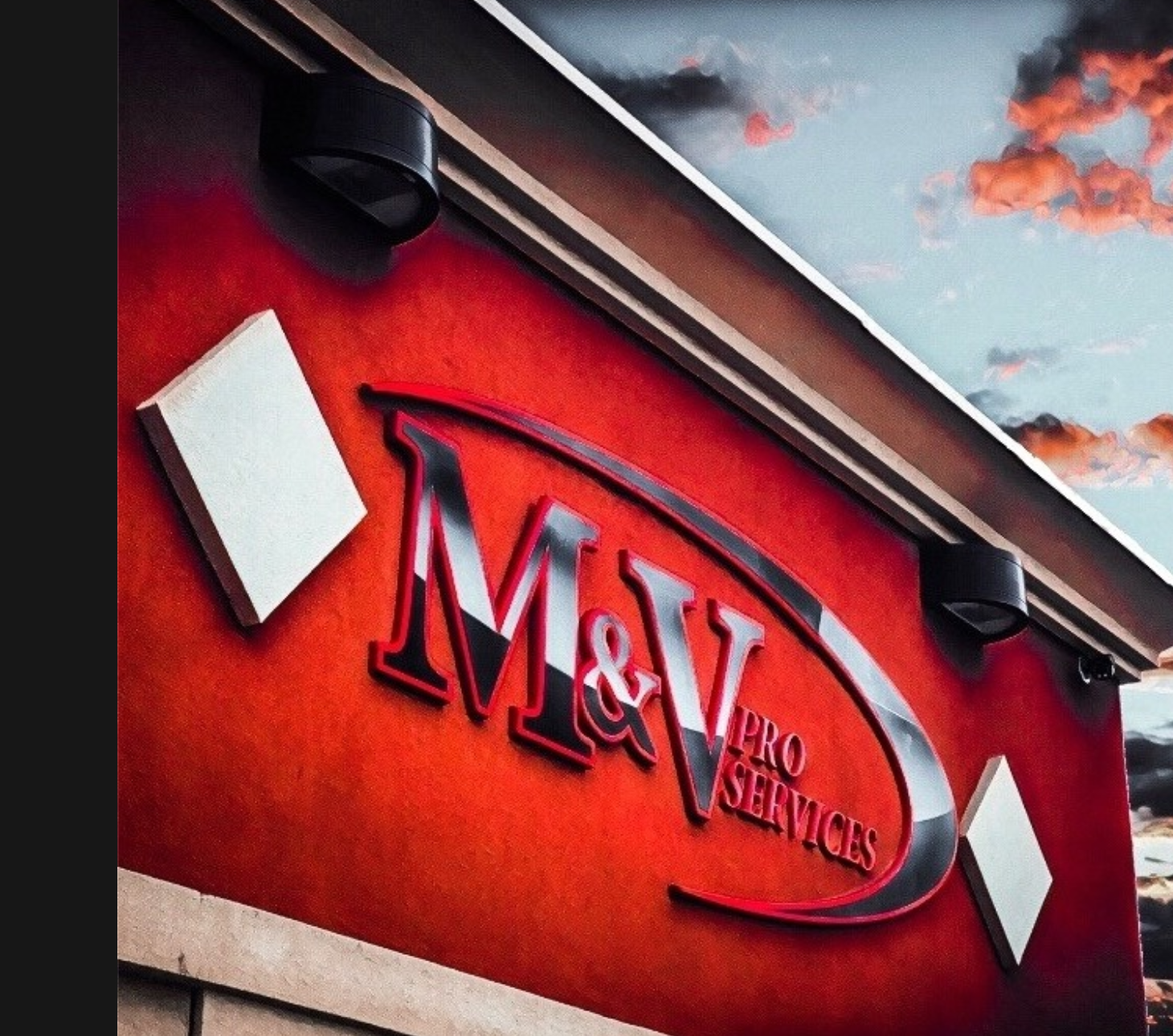 M&V Pro Services Inc. Logo