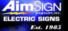 Aim Sign Company, Inc. Logo
