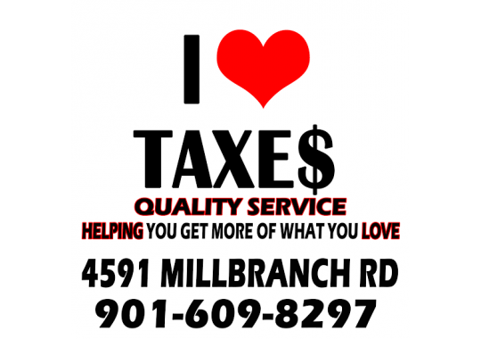 I Love Taxes Logo