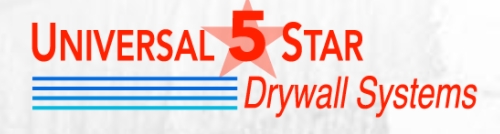 Universal 5 Star Drywall Systems Logo