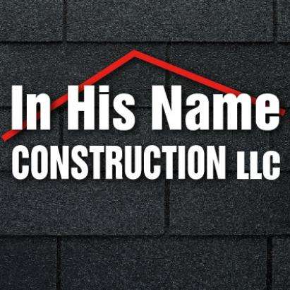 In His Name Roofing & Construction Logo