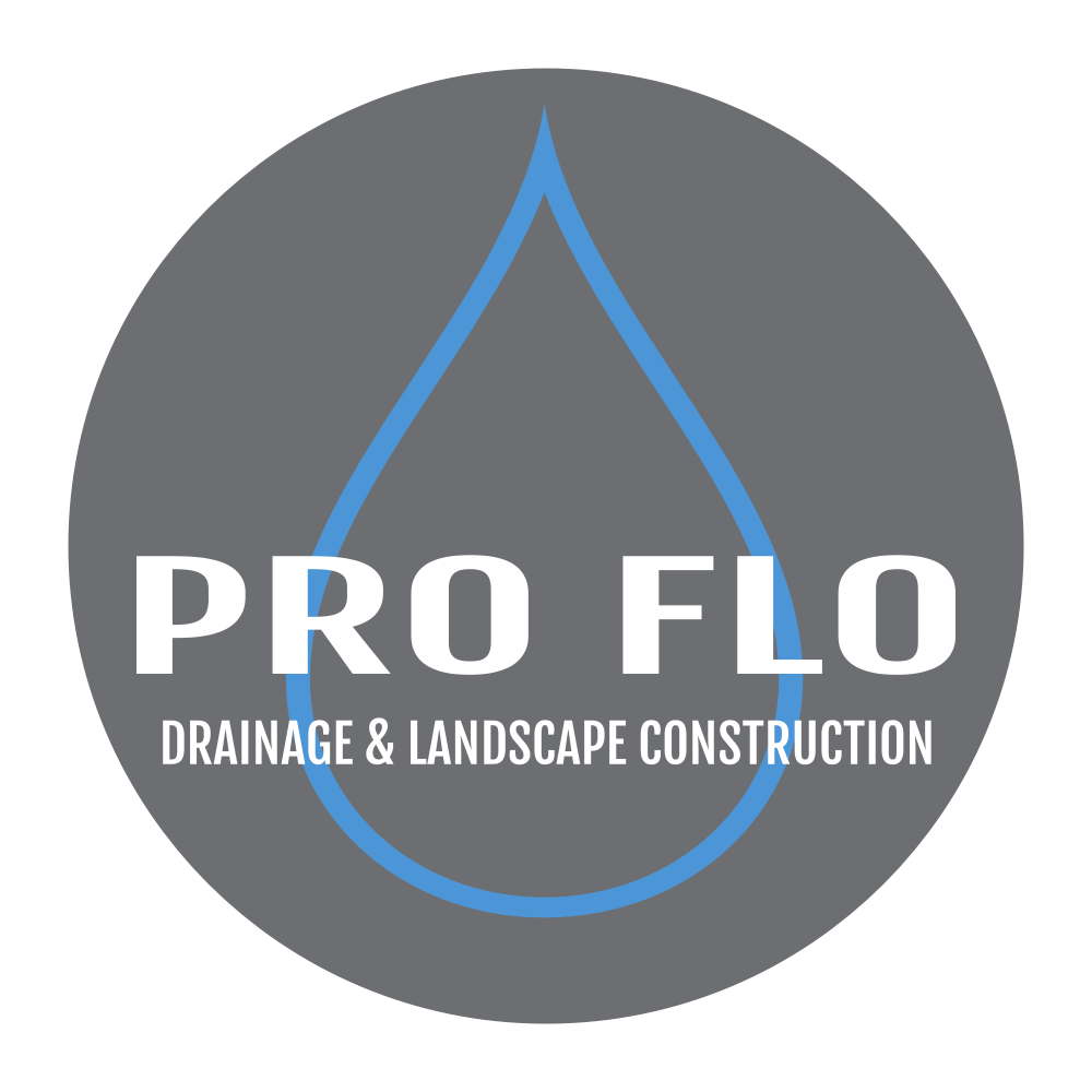 PRO FLO Drainage & Landscape Construction Logo