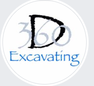 360D Excavating Logo