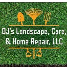 DJ's Landscape, Care, & Home Repair Logo