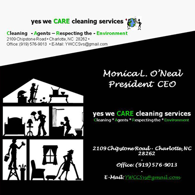 yes we CARE Cleaning Services Logo