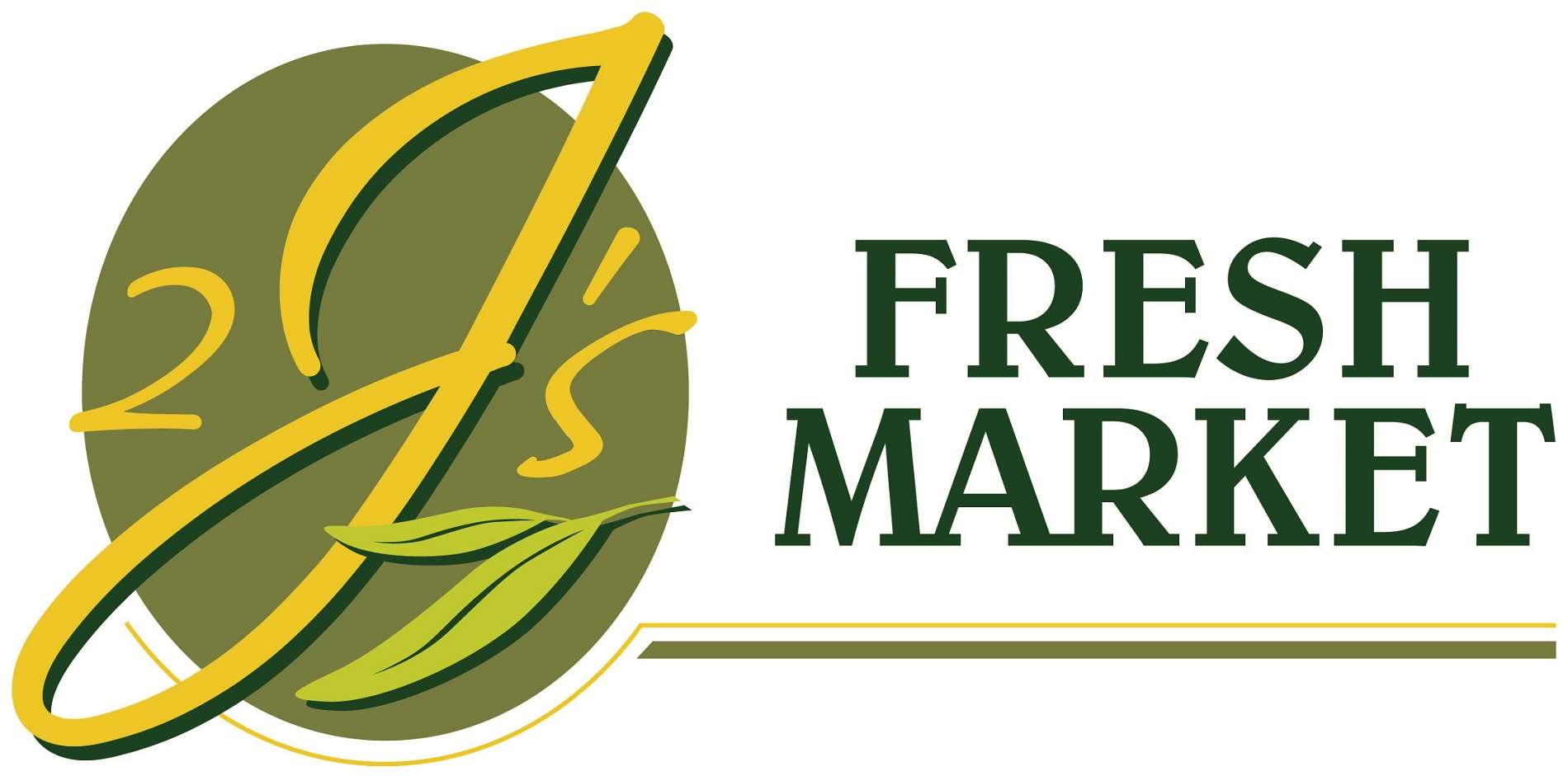 2 J's Fresh Market Logo