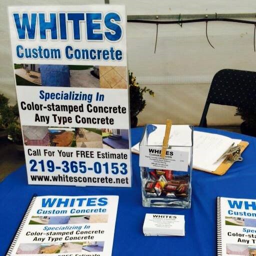 Whites Custom Concrete Logo