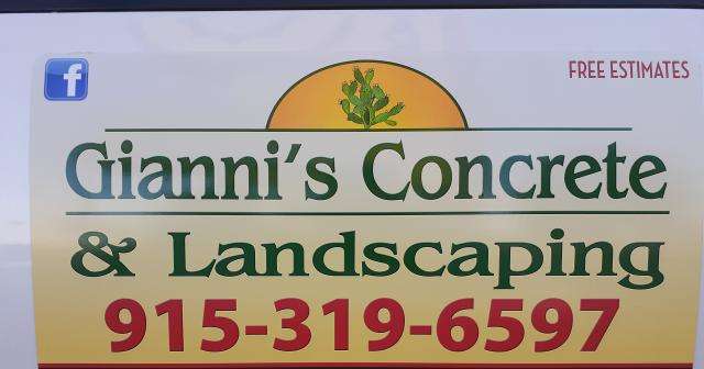 Gianni's Concrete & Landscaping Logo