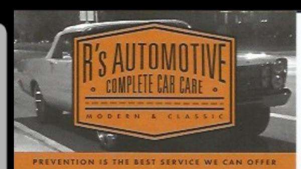 R'S Automotive & Complete Car Care Logo
