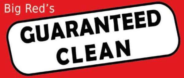 Big Red's Guaranteed Clean Logo