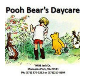 Pooh Bears Family Daycare Logo