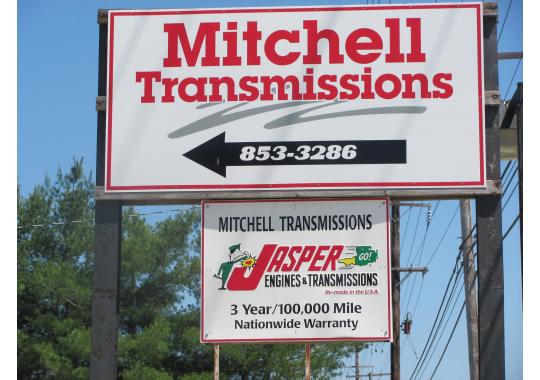 Firecracker Performance, DBA: Mitchell Transmission Logo