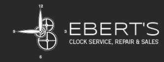 Ebert's Clock Service Logo