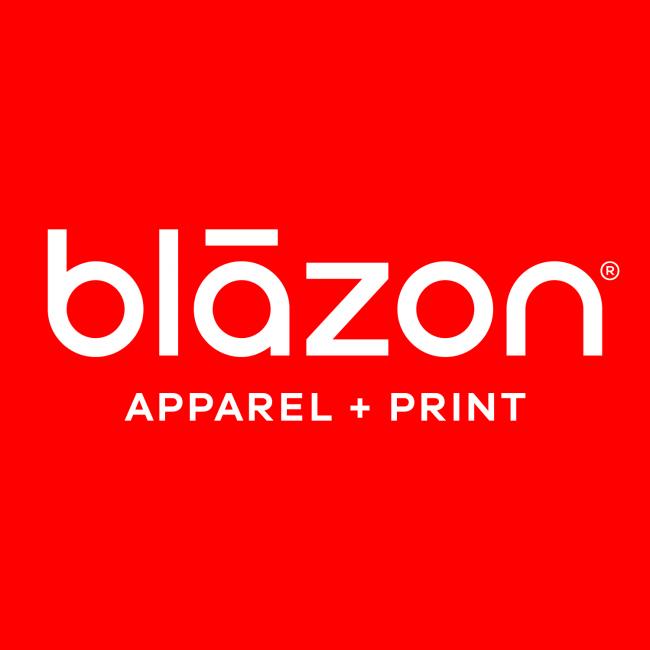 Blazon Apparel + Print Logo