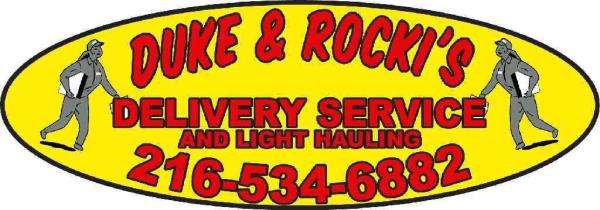 Duke & Rocki's Delivery Service and Light Hauling Logo