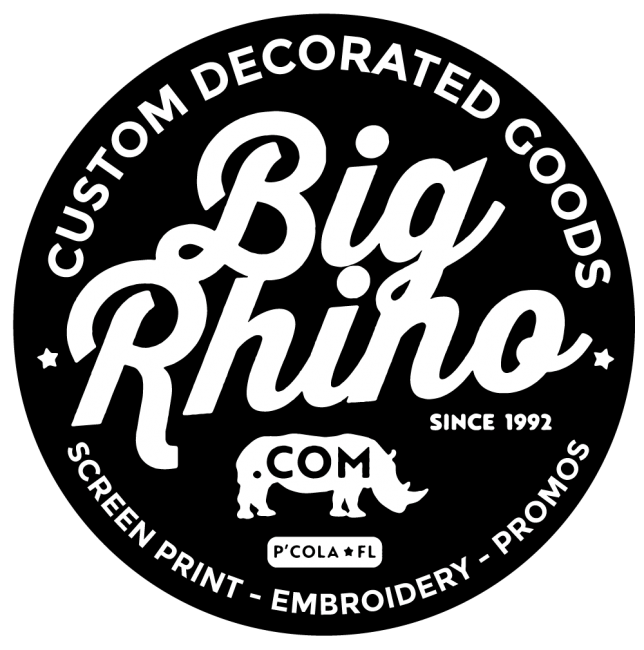 Big Rhino Screen Printing Logo