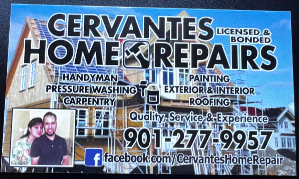Cervantes Home Repair Logo