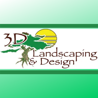 3D Landscaping & Design Logo