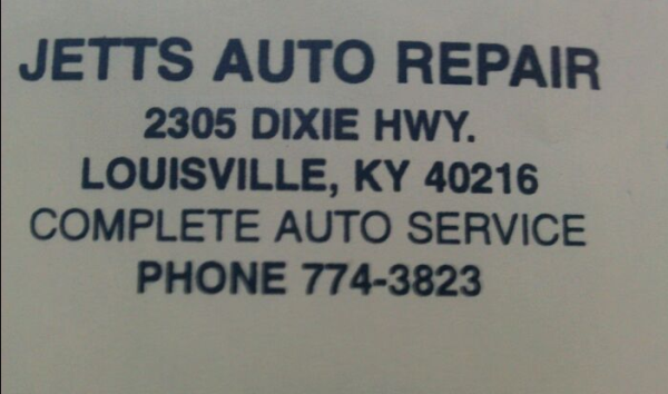 Jett's Auto Service Logo