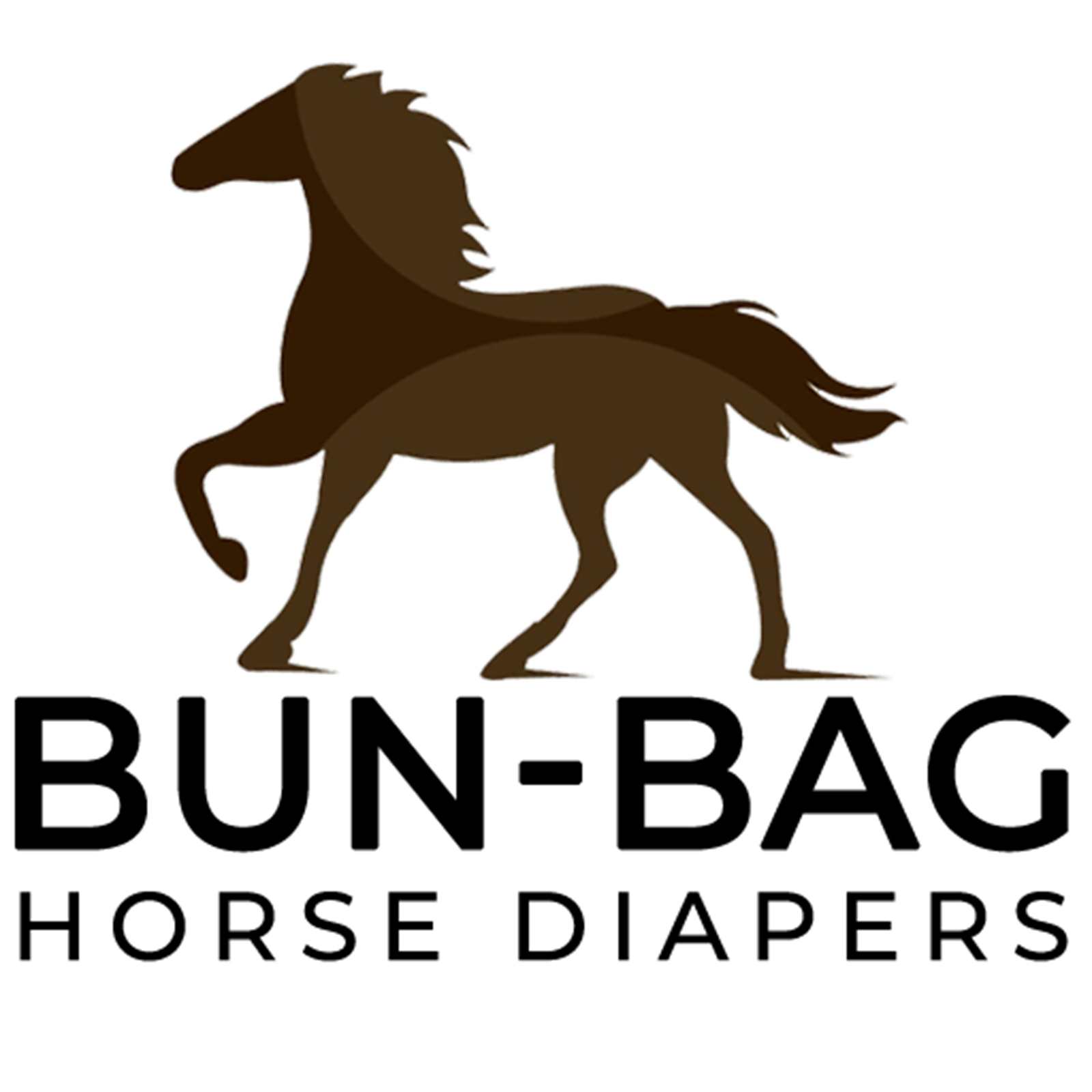 Bun Bag Horse Diapers Logo
