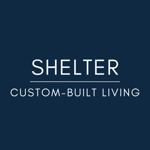 SHELTER Custom-Built Living Logo