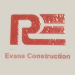 R E Evans Construction Logo
