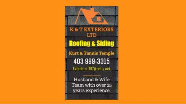 K & T Exteriors Ltd. Logo