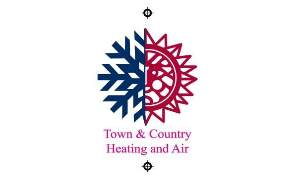 Town & Country Air Conditioning Heating & Commercial Refrigeration Logo