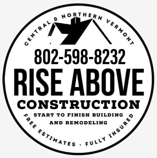 Rise Above Construction VT Logo