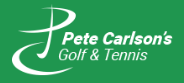 Pete Carlson's Golf & Tennis Logo