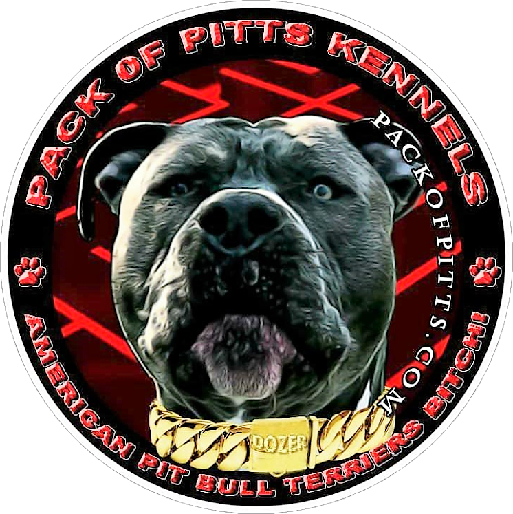 Pack Of Pitts Kennels Logo