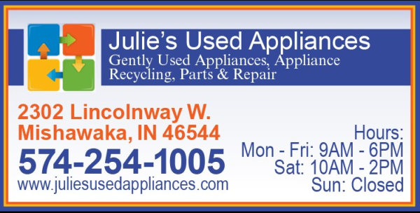 Julie's Used Appliances Logo