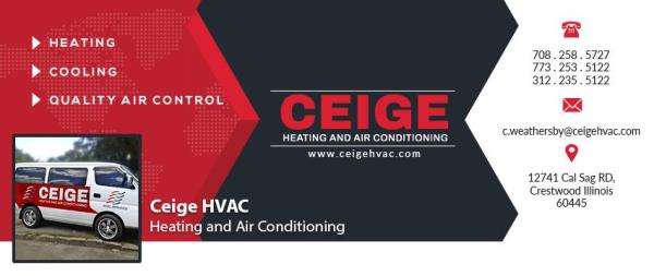 Ceige Heating and Cooling, Inc. Logo