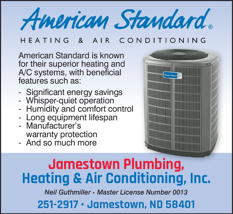 Jamestown Plumbing, Heating, & A/C, Inc. Logo