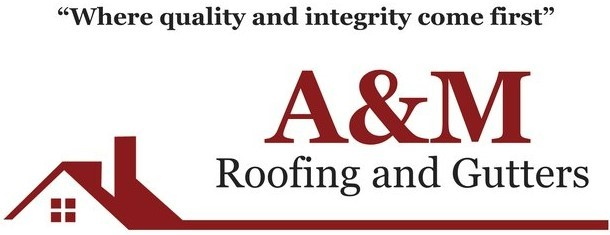 A&M Roofing and Gutters Logo
