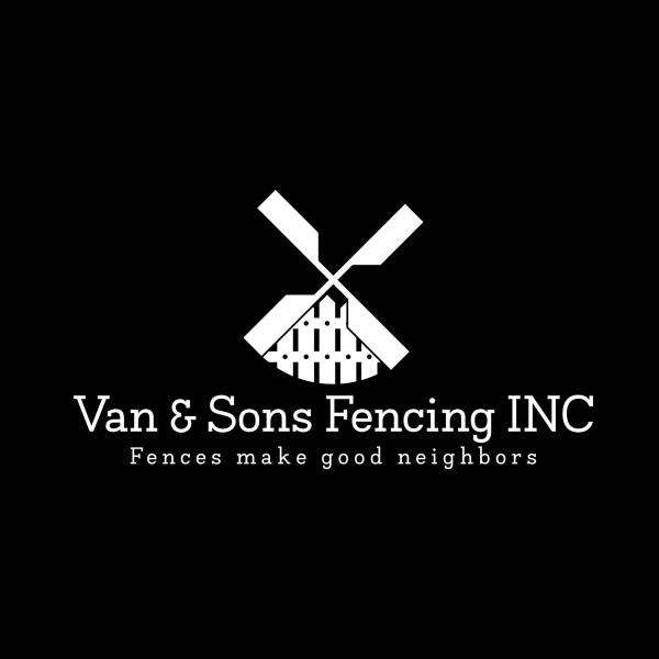 Van & Sons Fencing Inc.  Logo