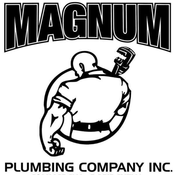 Magnum Plumbing Company Logo