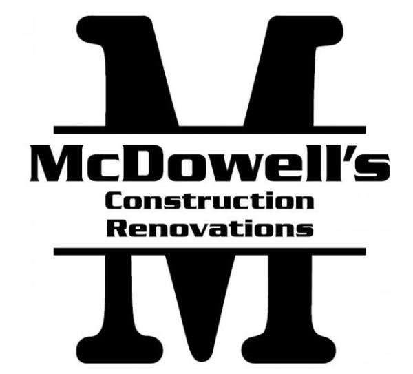 McDowell's Construction Renovations Logo