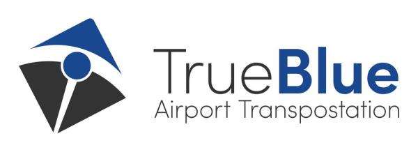 True Blue Airport Transportation Logo