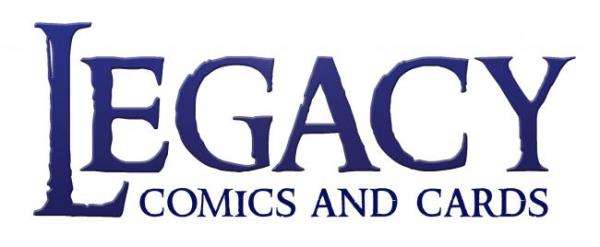 Legacy Comics and Cards Logo