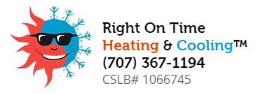 Right On Time Heating & Cooling Logo