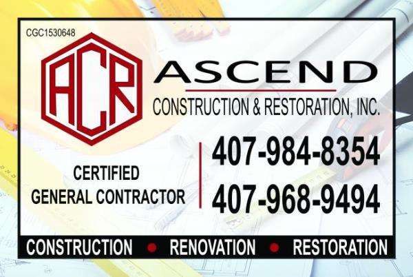 Ascend Construction & Restoration, Inc. Logo